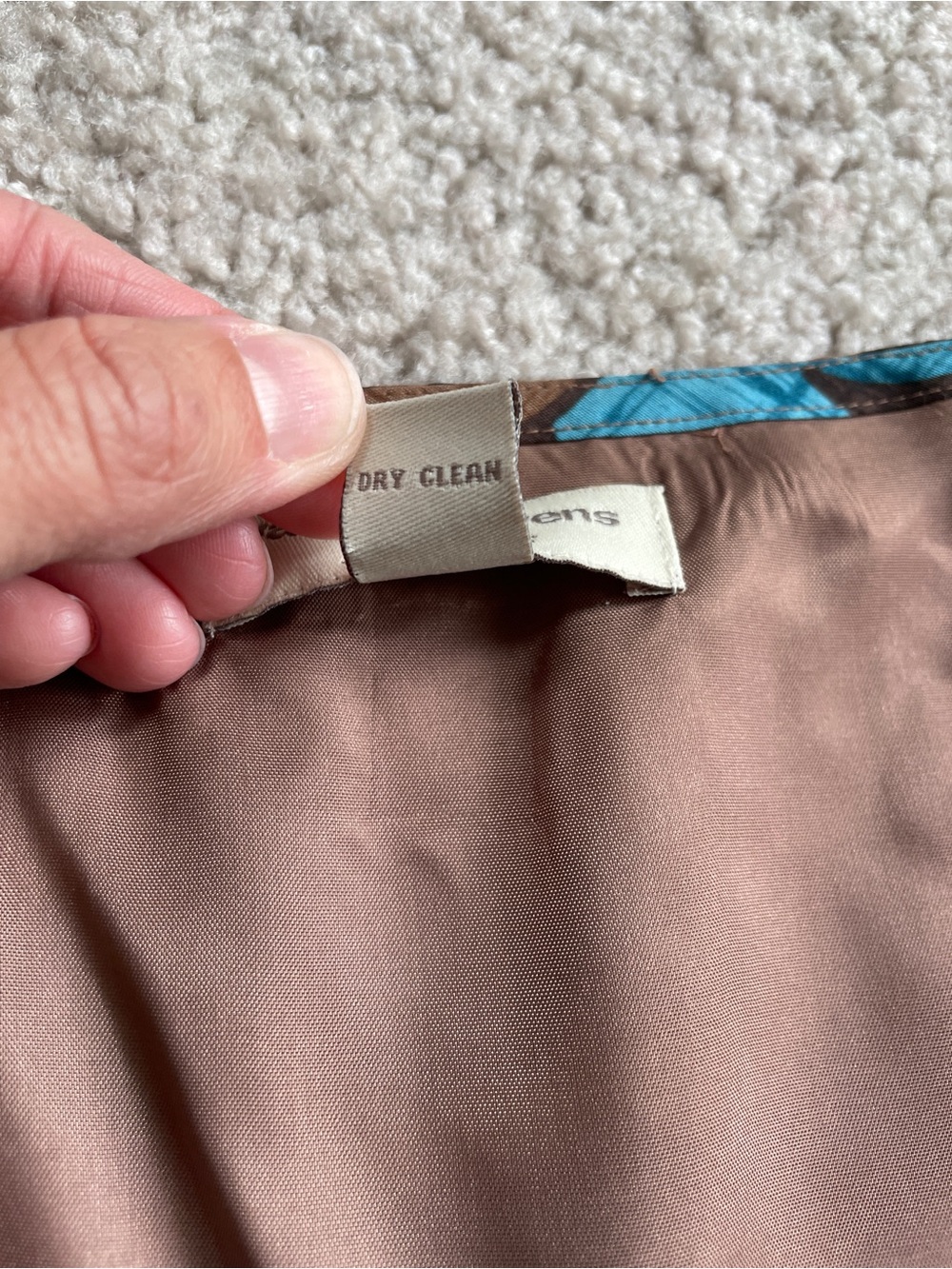 Valerie Stevens Separates Silk Floral Pink Blue Brown V-Cut Sleeveless Top - XL - Picture 10 of 10